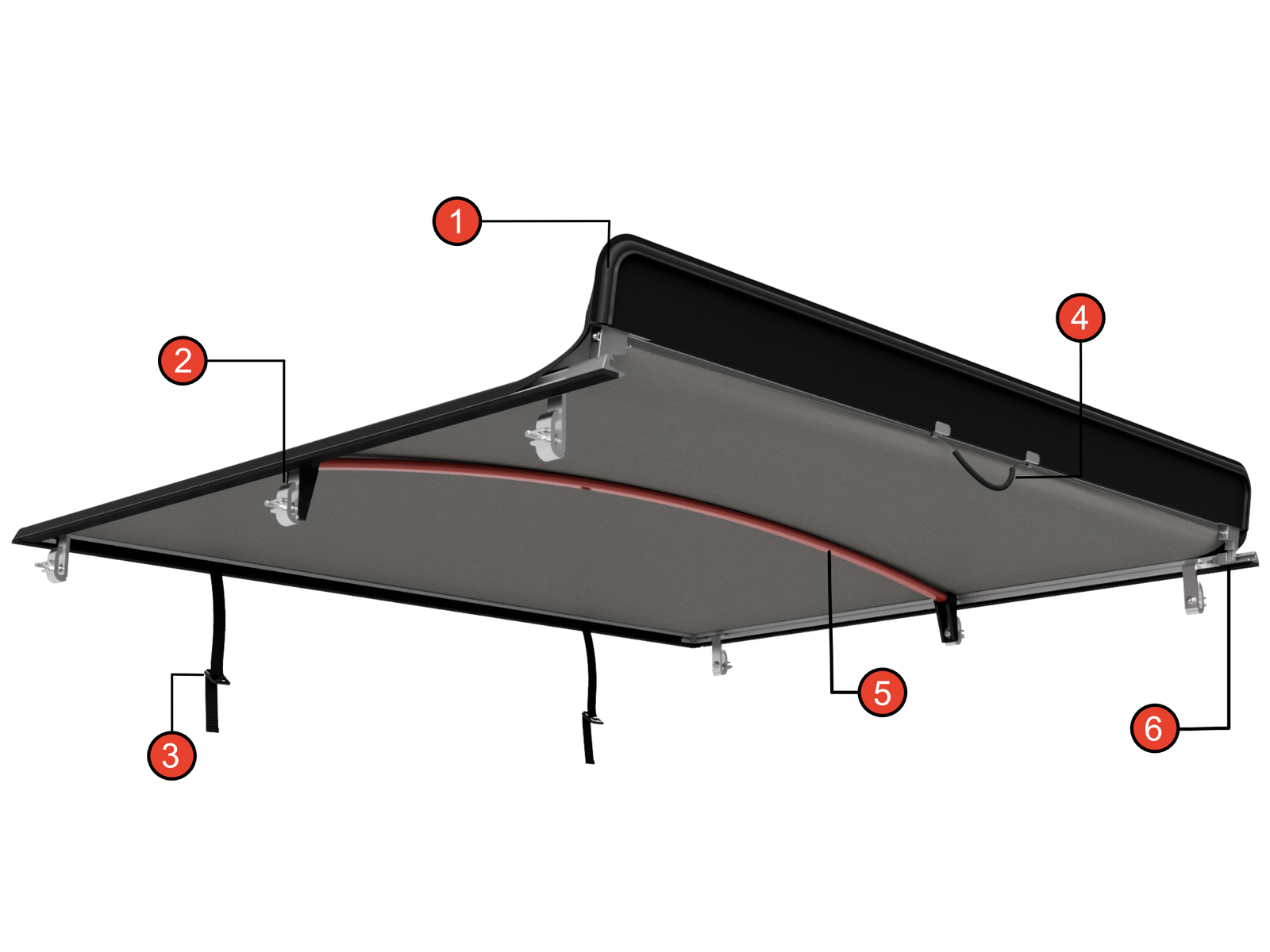 SecureRoll lockable soft tonneau cover